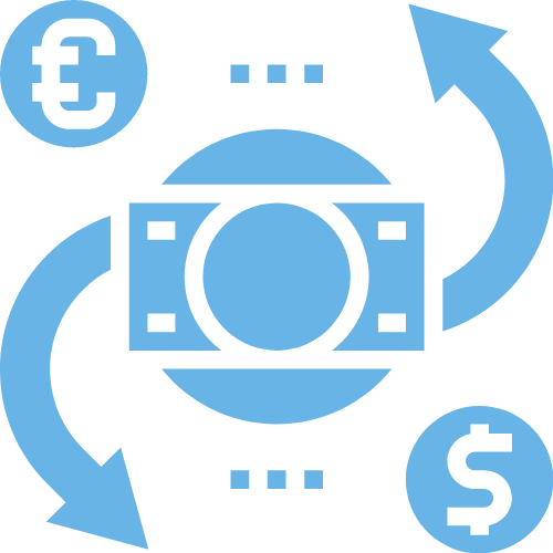 ícone conversor de moedas