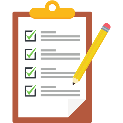 ícone questionário